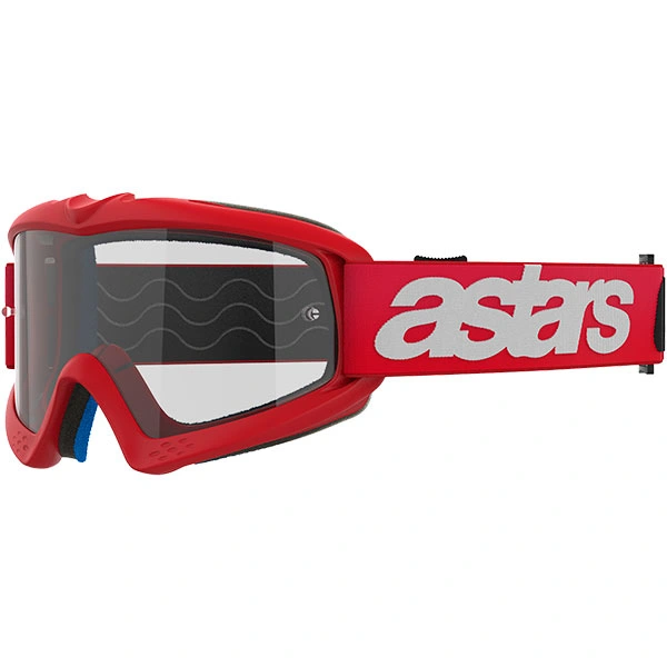 Alpinestars Alpinestars Youth Vision Goggles - Blaze Red / Clear Lens