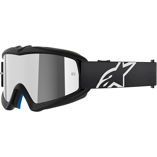 Alpinestars Alpinestars Youth Vision Goggles - Corp Black / Mirror Silver Lens