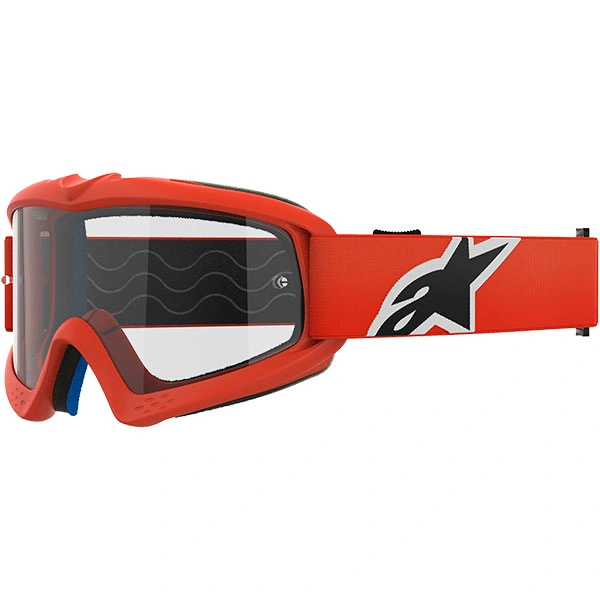 Alpinestars Alpinestars Youth Vision Goggles - Corp Orange / Clear Lens