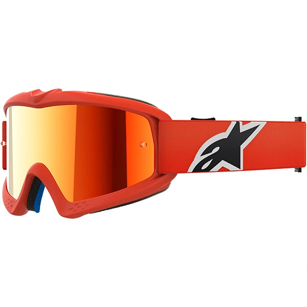 Alpinestars Alpinestars Youth Vision Goggles - Corp Orange / Mirror Red Lens