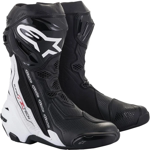 Alpinestars Alpinestars Supertech R Vented Boots - Black / White