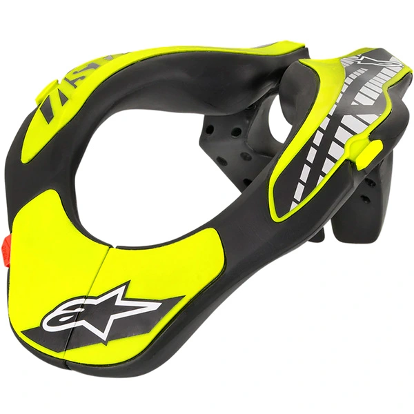 Alpinestars Alpinestars Youth Neck Support - Black / Yellow Fluo