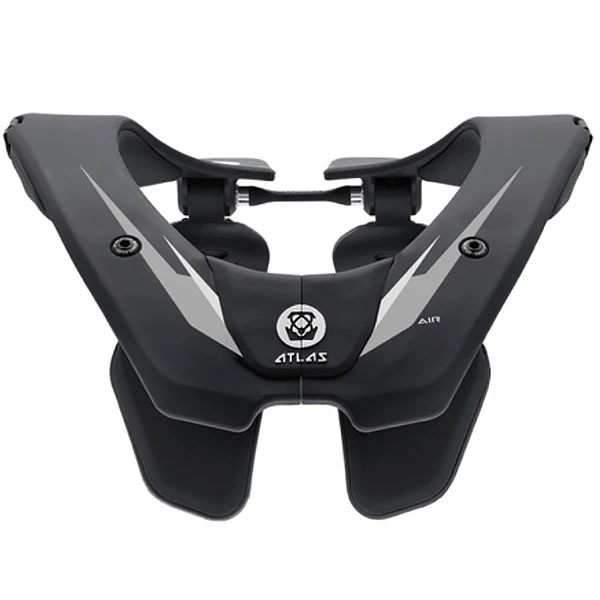 Atlas Atlas Air Neck Brace - Black / Chrome