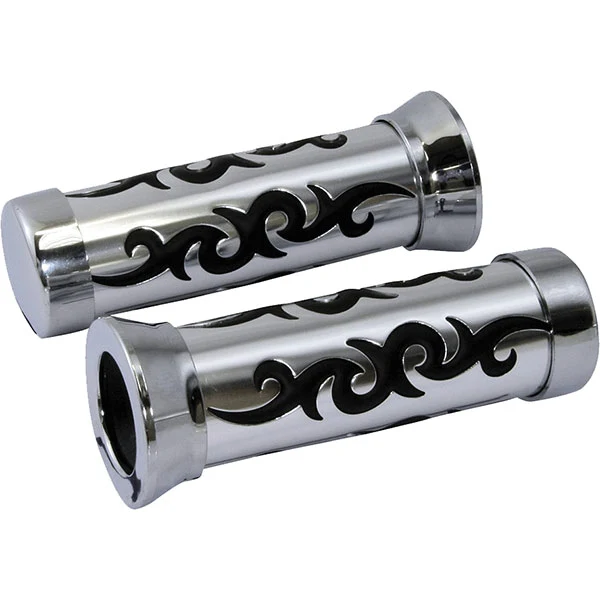 Bike It Bike It Chrome Tribal Cushion Grips