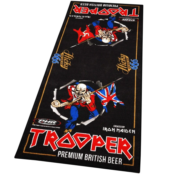 Bike It Bike It Limited Edition Iron Maiden Trooper Motorcycle Garage Mat - 190cm x 80cm