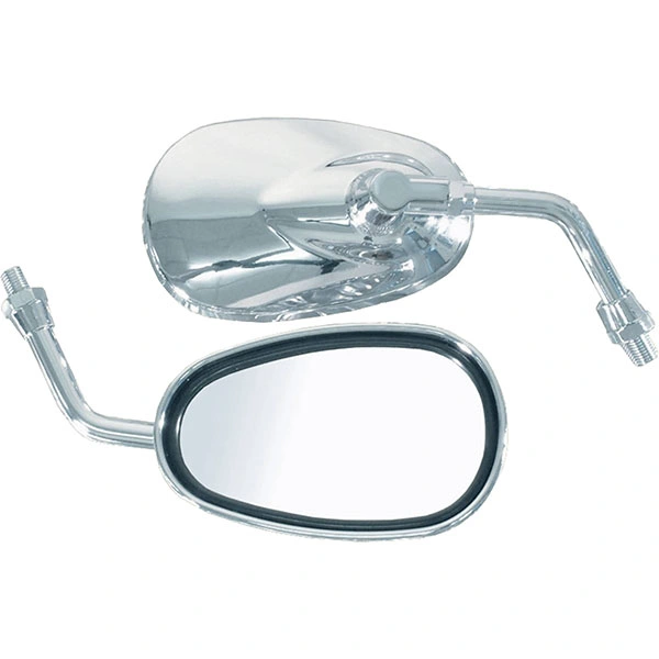 Bike It Bike It Mini Chrome XV Type Universal Mirrors - Pair