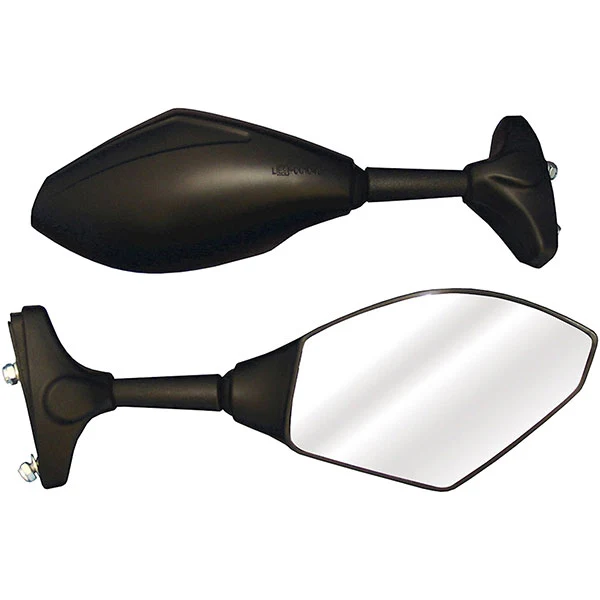 Bike It Bike It Trojan Fairing Universal Mirrors - Black