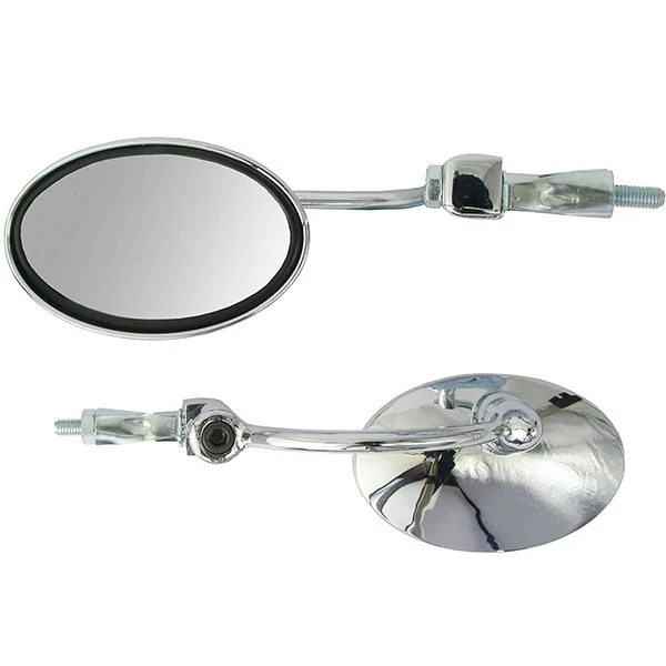 Bike It Bike It Highway Bar End Universal Mirrors - Chrome
