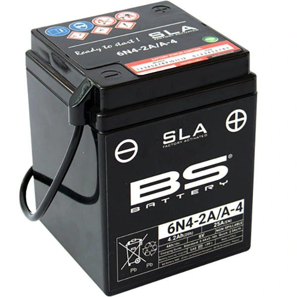 BS Batteries BS Batteries Motorcycle Battery - 6N4-2A/A-4 SLA Sealed Lead Acid