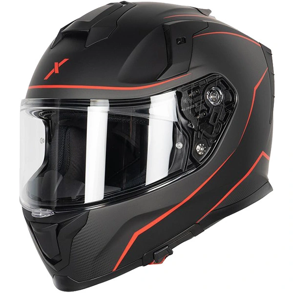 DXR Helmets Dexter Mirage - Black / Red