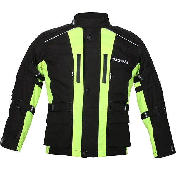 Duchinni Duchinni Kids Jago Textile Jacket - Black / Neon Yellow