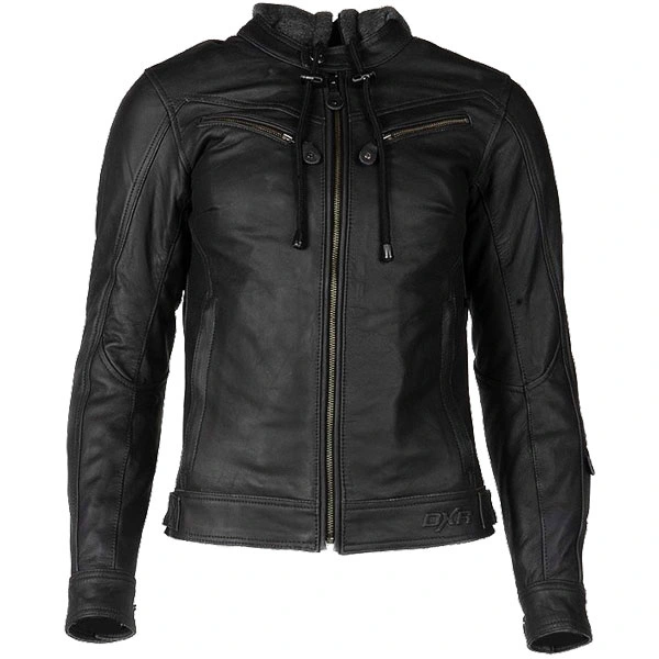 DXR DXR Zack Lady Leather Jacket - Black