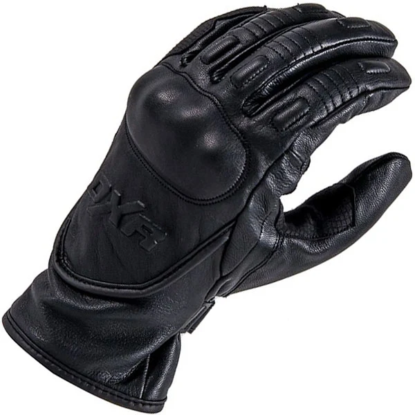 DXR DXR TTR Waterproof CE Leather Gloves - Black