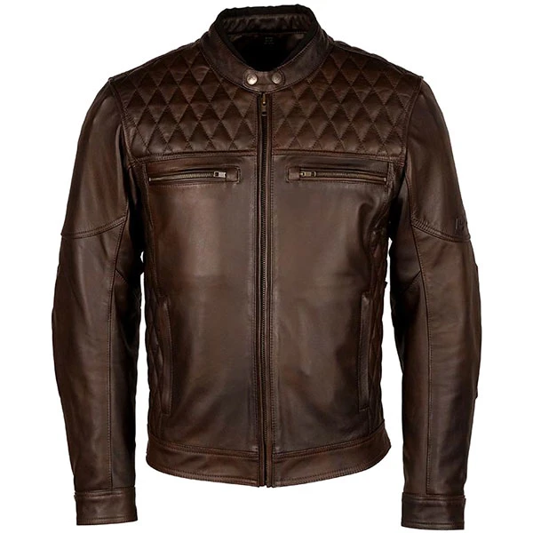 DXR DXR Blacksmith CE Leather Jacket - Moka