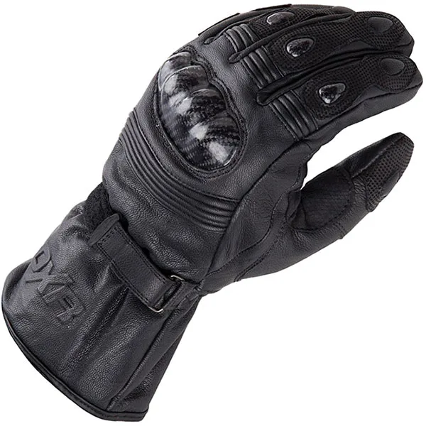 DXR DXR Winter Carbon CE Leather Gloves - Black