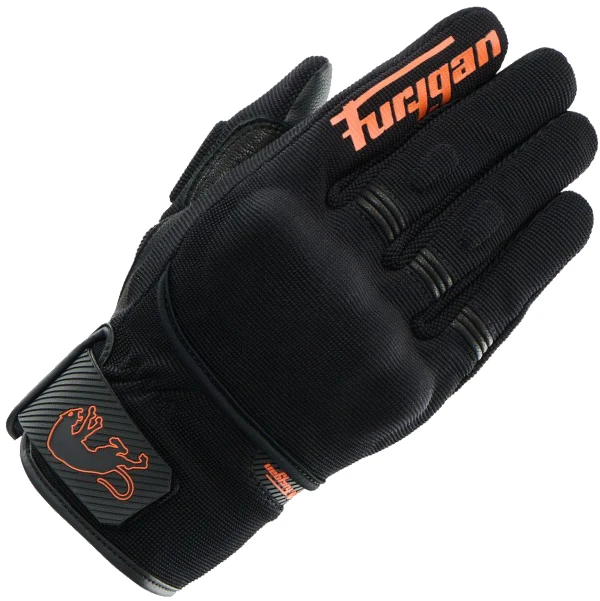 Furygan Furygan Jet D3O® Evo Textile Gloves - Black / Orange