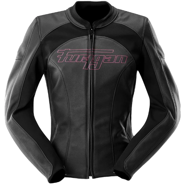 Furygan Furygan Ladies' Romy Leather Jacket - Black / Rose