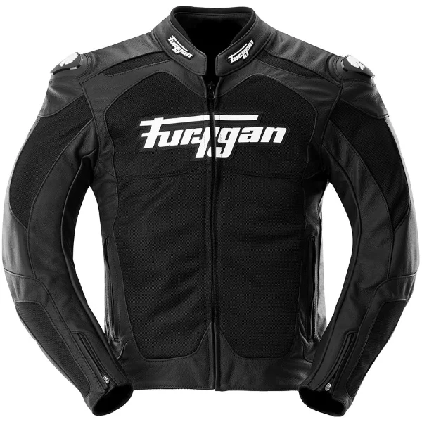 Furygan Furygan Speed Mesh Evo 3 Leather Jacket - White / Black