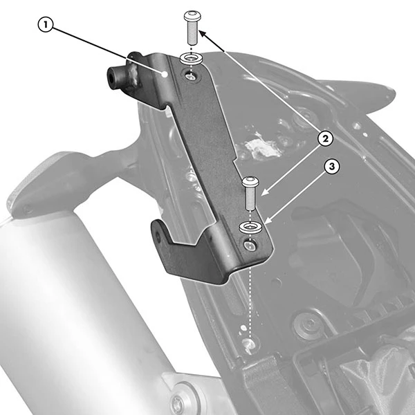 Givi Givi 7400KIT Specific Kit - Ducati Monster 696 / 796 / 1100 / Evo