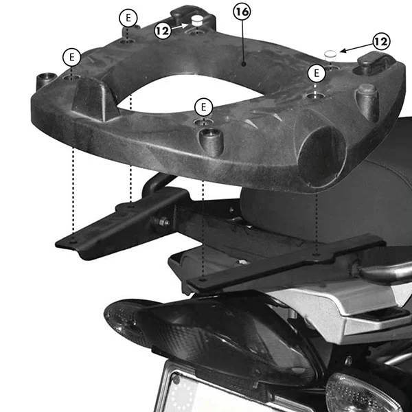 Givi Givi SR689 Monokey Adaptor Plate - BMW R1200 GS