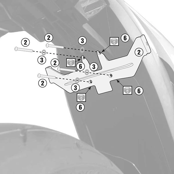 Givi Givi 3110KIT Specific Kit - Suzuki GSX S1000 / F