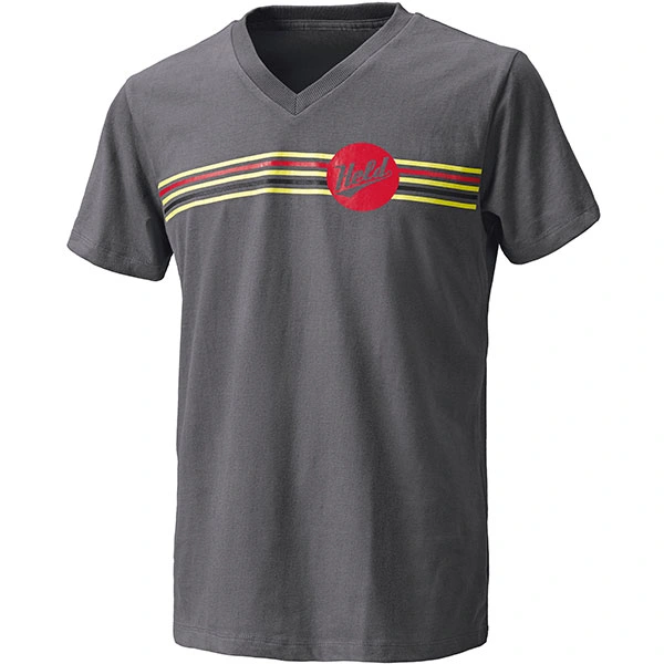 Held Held Be Heroic Striped T-Shirt - Grey / Red