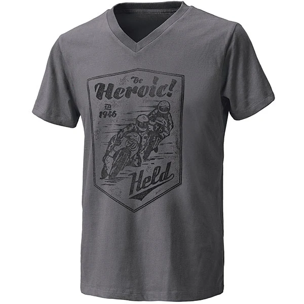 Held Held Be Heroic T-Shirt - Grey