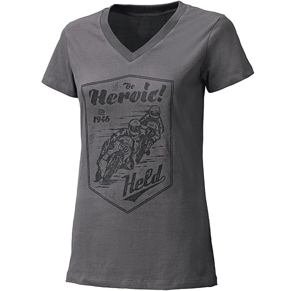 Held Held Ladies Be Heroic T-Shirt - Grey