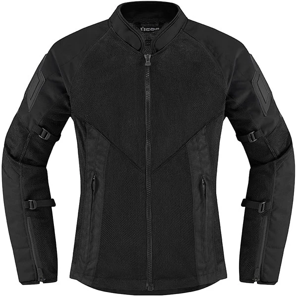 Icon Icon Ladies Mesh AF CE Textile Jacket - Black