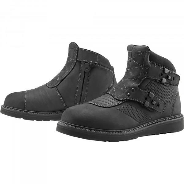 Icon Icon El Bajo 2 Leather Boots - Black