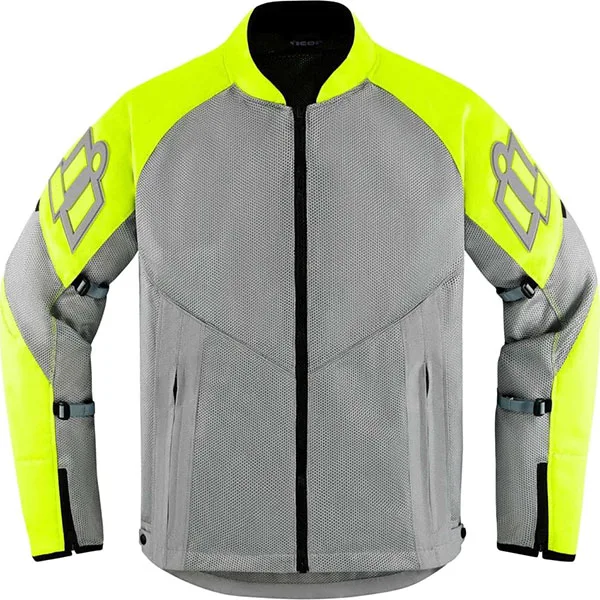 Icon Icon Mesh AF CE Textile Jacket - Hi Viz