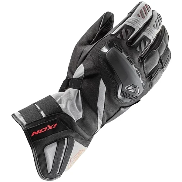 Ixon Ixon MS Drakkar Textile Gloves - Black / Grey / Red