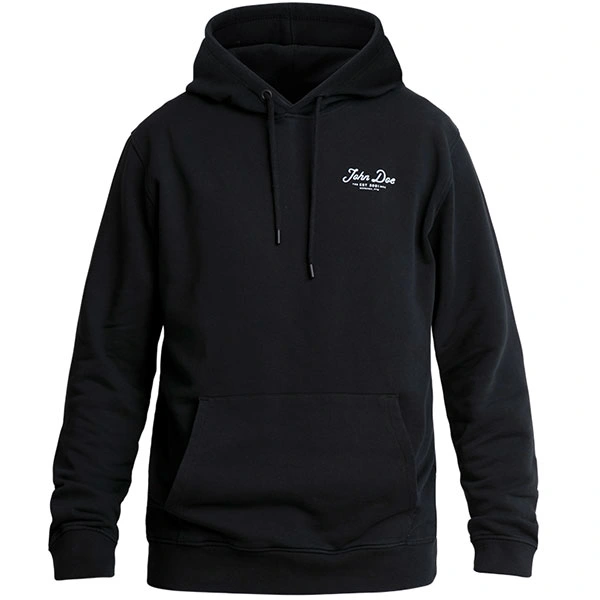 John Doe John Doe Hoodie - JD Lettering Black