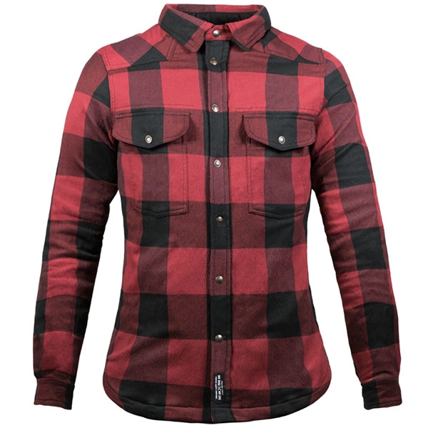 John Doe John Doe Ladies Motoshirt Textile Jacket - Red