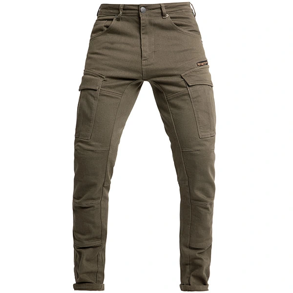 John Doe John Doe Mono Defender Slim Cut Cargo Aramid Jeans - Olive