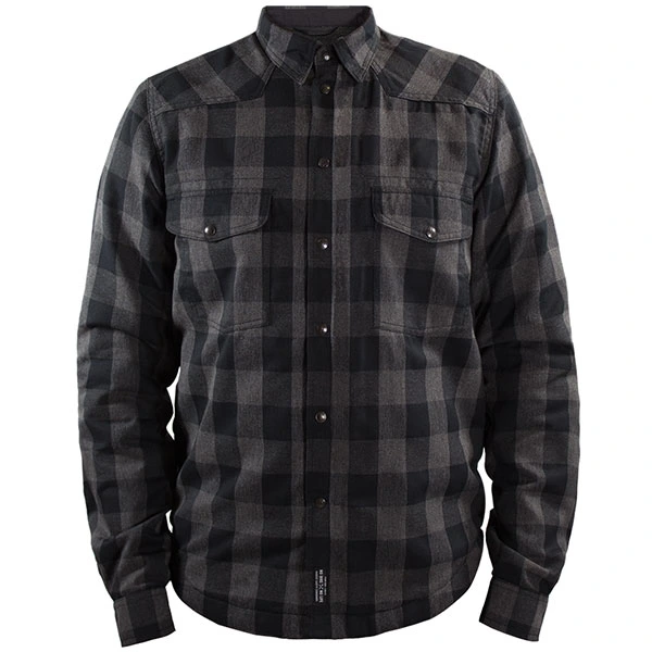 John Doe John Doe Motoshirt Textile Jacket - Grey / Black