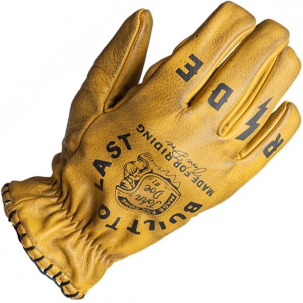 John Doe John Doe Coyote Leather Gloves - Yellow / Black