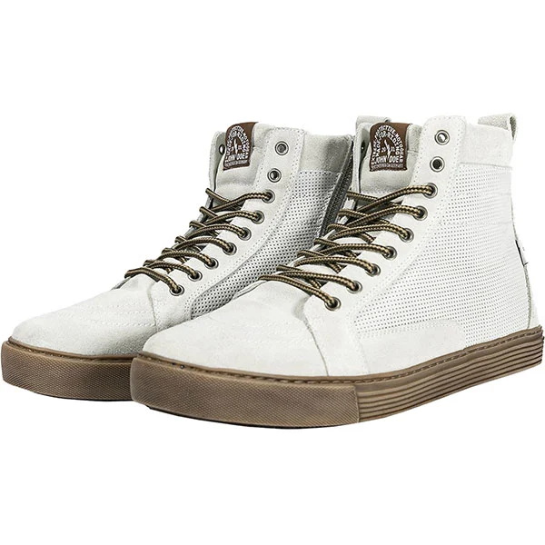 John Doe John Doe Neo Leather Boots - White / Brown