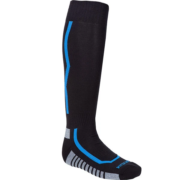 Klim Klim Aggressor 1.0 Socks - Black / Electric Blue Lemonade