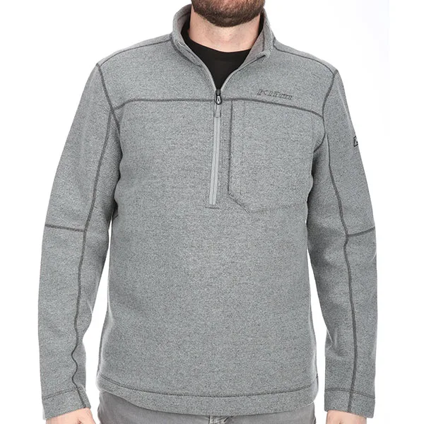 Klim Klim Bighorn Canyon Wool Fleece 1/4 Zip Pullover - Monument Heather
