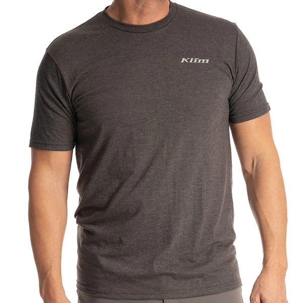 Klim Klim Frontier Tri-Blend Tee - Heathered Charcoal / High Rise