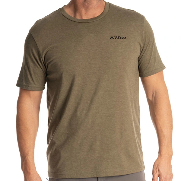Klim Klim Frontier Tri-Blend Tee - Military Green Frost / Black