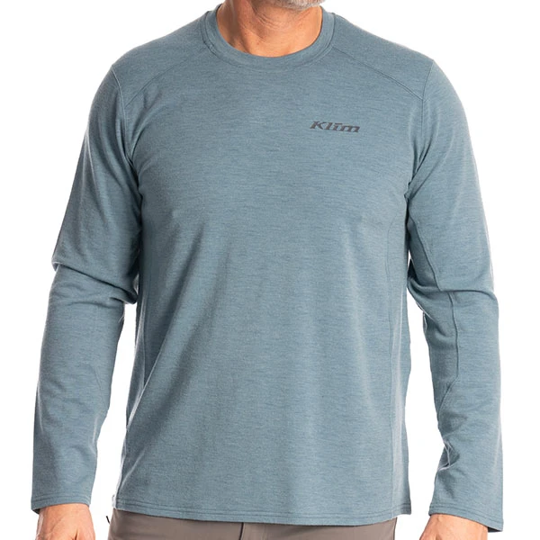 Klim Klim Mesa Falls Wool Long Sleeve Shirt - Blue Fusion