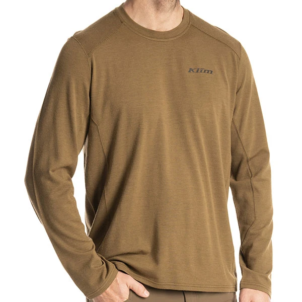 Klim Klim Mesa Falls Wool Long Sleeve Shirt - Dark Olive