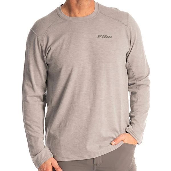 Klim Klim Mesa Falls Wool Long Sleeve Shirt - Monument