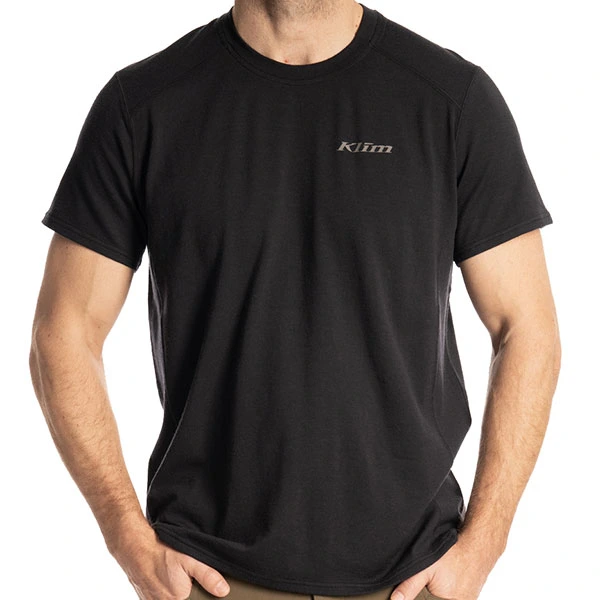 Klim Klim Mesa Falls Wool Short Sleeved T-Shirt - Black