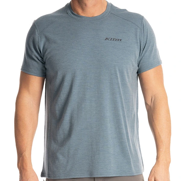 Klim Klim Mesa Falls Wool Short Sleeved T-Shirt - Blue Fusion