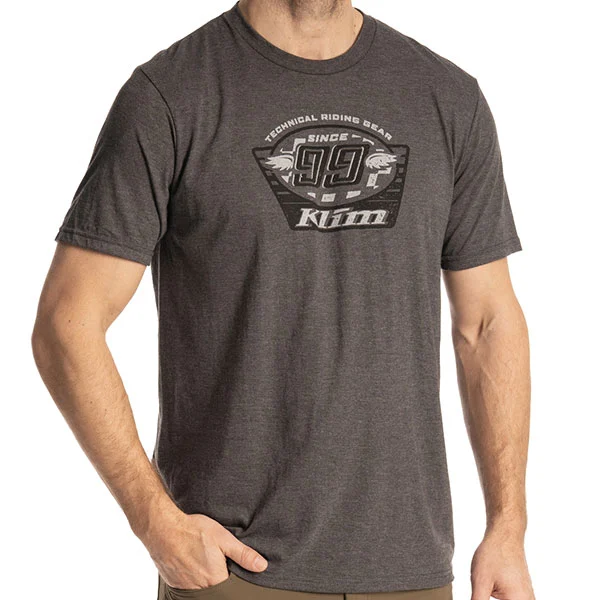 Klim Klim Pioneer 99 Tri-Blend Tee - Heathered Charcoal / Monument