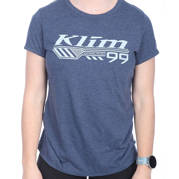 Klim Klim Ladies Foundation Tri-Blend T-Shirt - Navy Frost / Papyrus