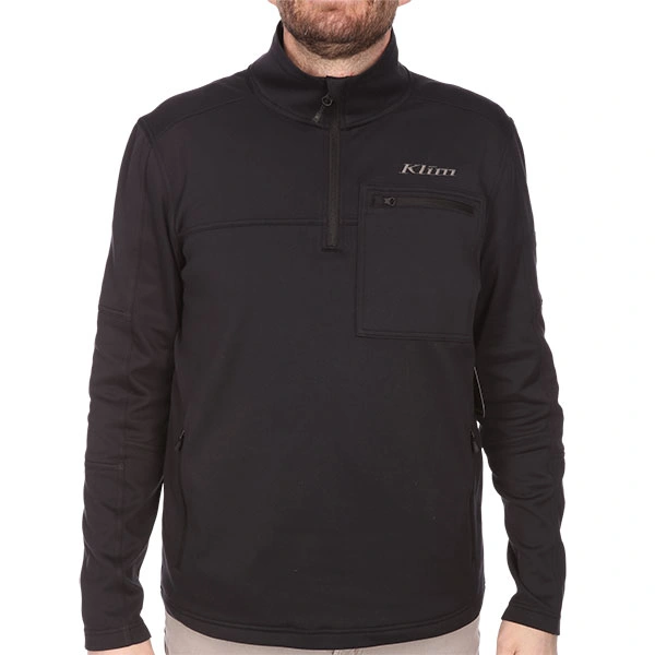 Klim Klim Glacier 1/4 Zip Pullover - Black